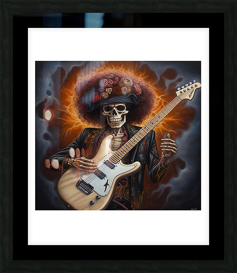 Jimi Hendrix 55 Picture Frame print