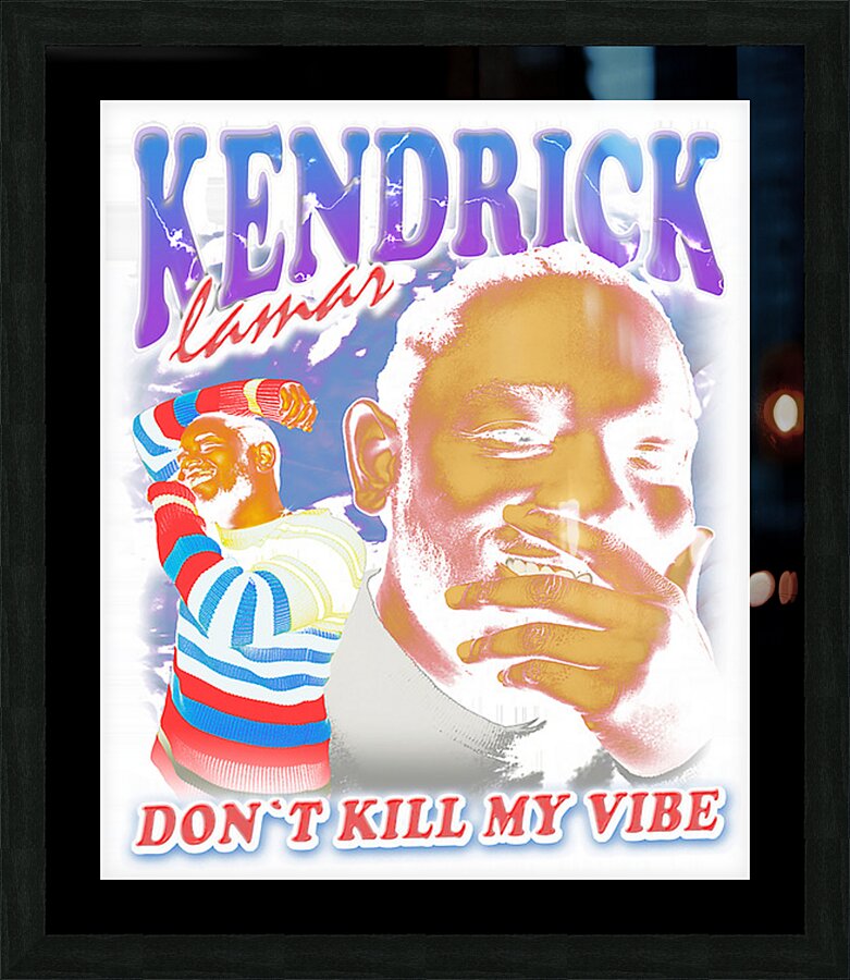 kendrick lamar 3 Picture Frame print