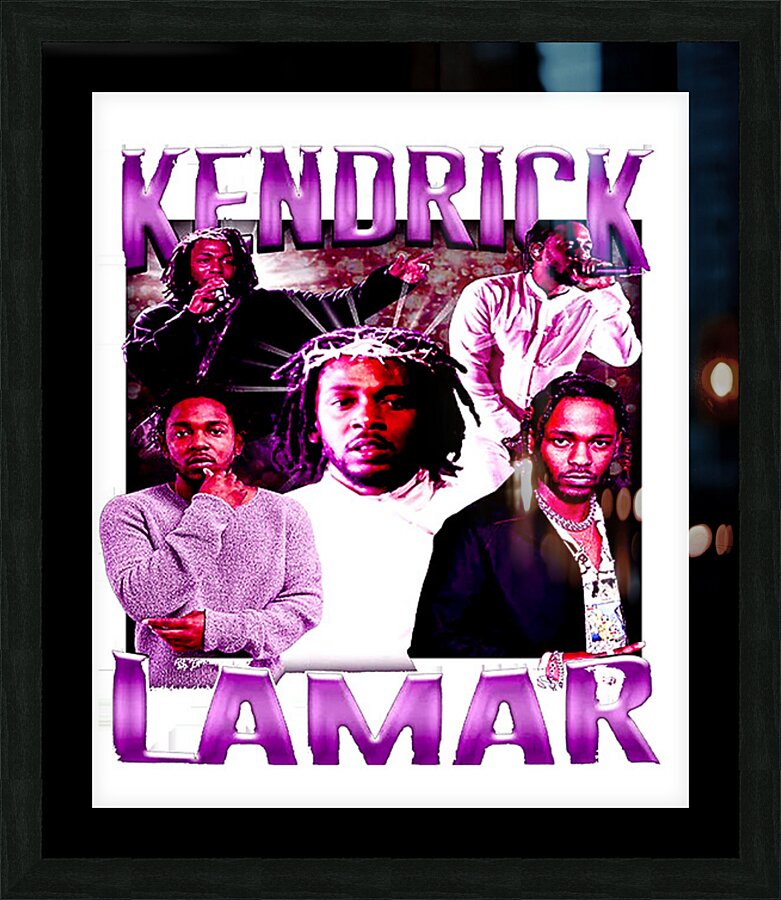 kendrick lamar 4 Picture Frame print