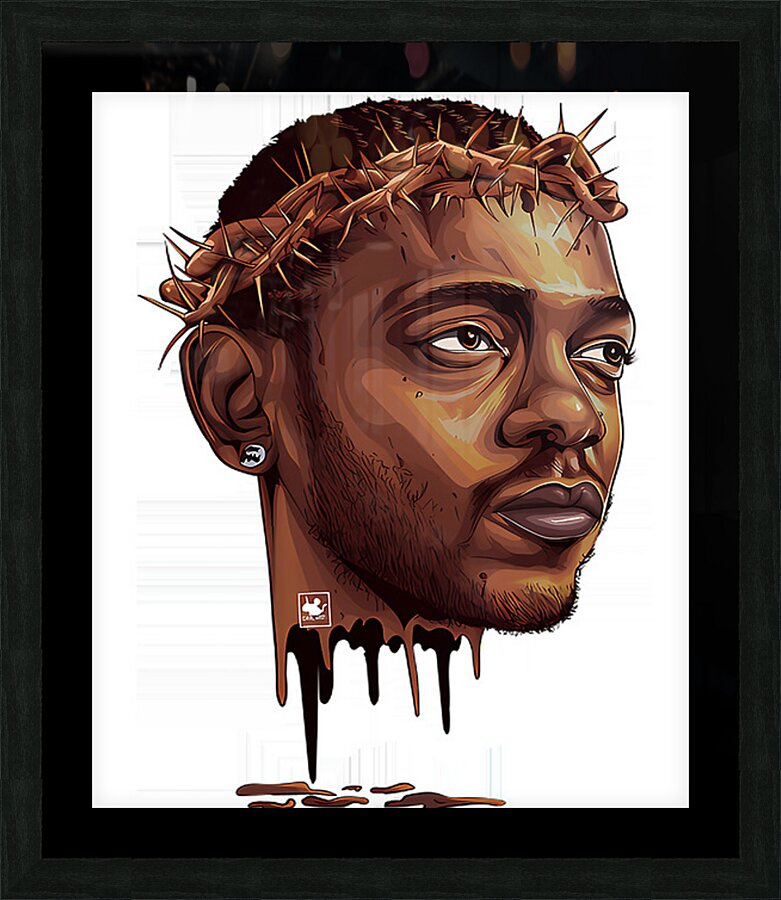 kendrick lamar 7 Picture Frame print