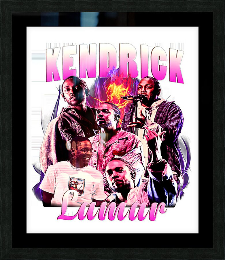 kendrick lamar 12 Picture Frame print