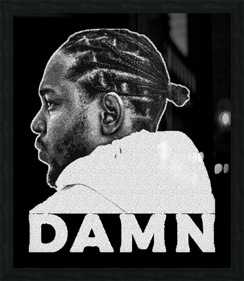 kendrick lamar 13 Picture Frame print