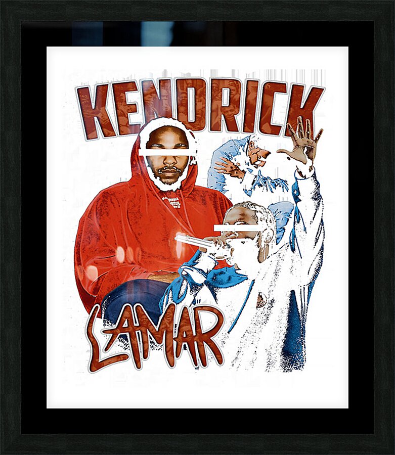 kendrick lamar 14 Picture Frame print