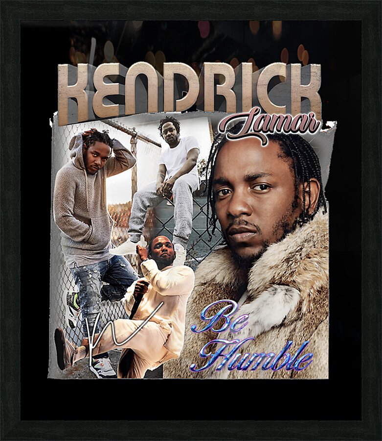 kendrick lamar 15 Picture Frame print
