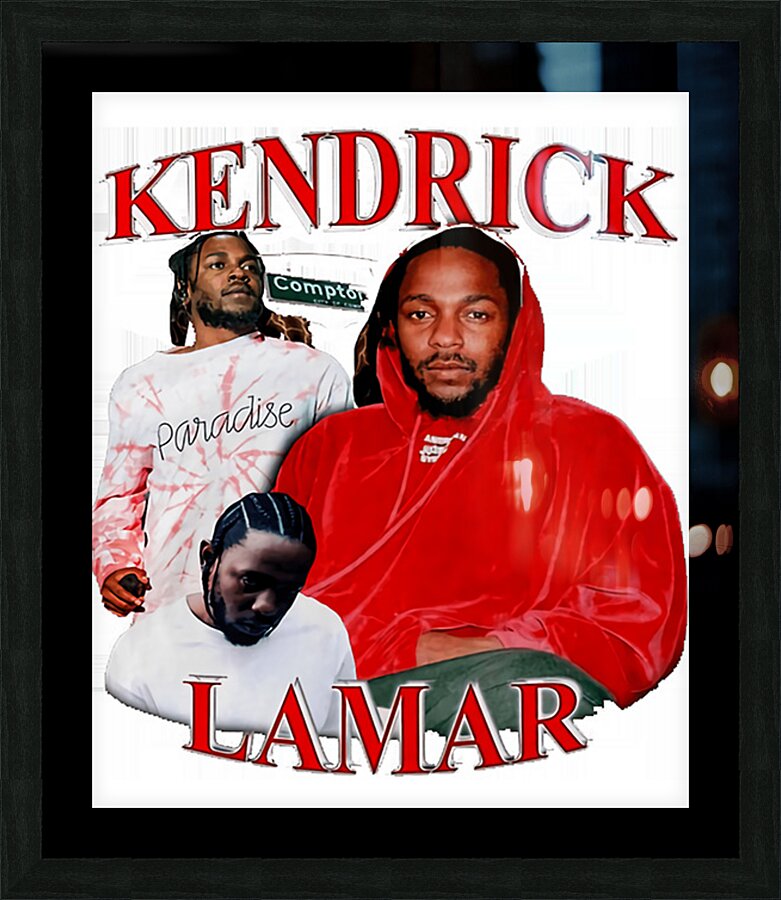 kendrick lamar 16 Picture Frame print