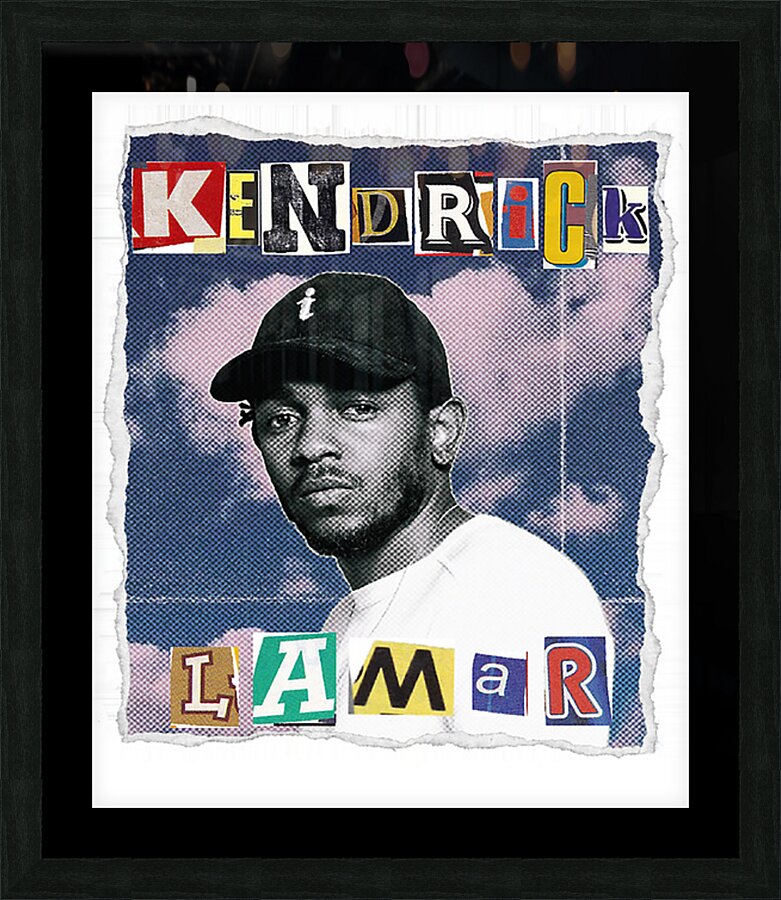 kendrick lamar 17 Picture Frame print