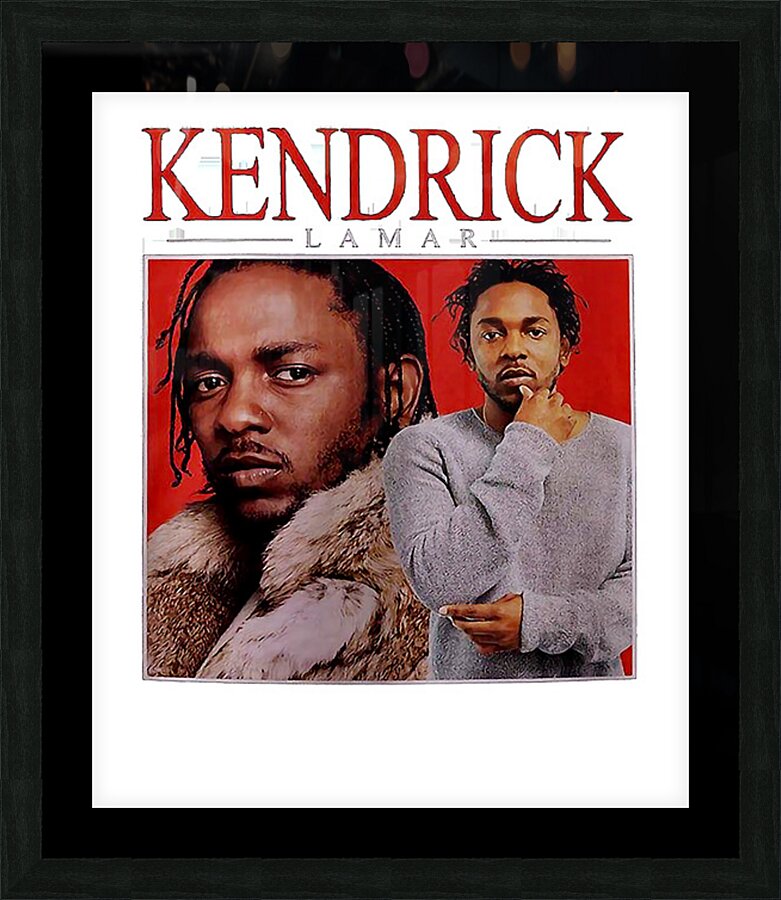 kendrick lamar 18 Picture Frame print