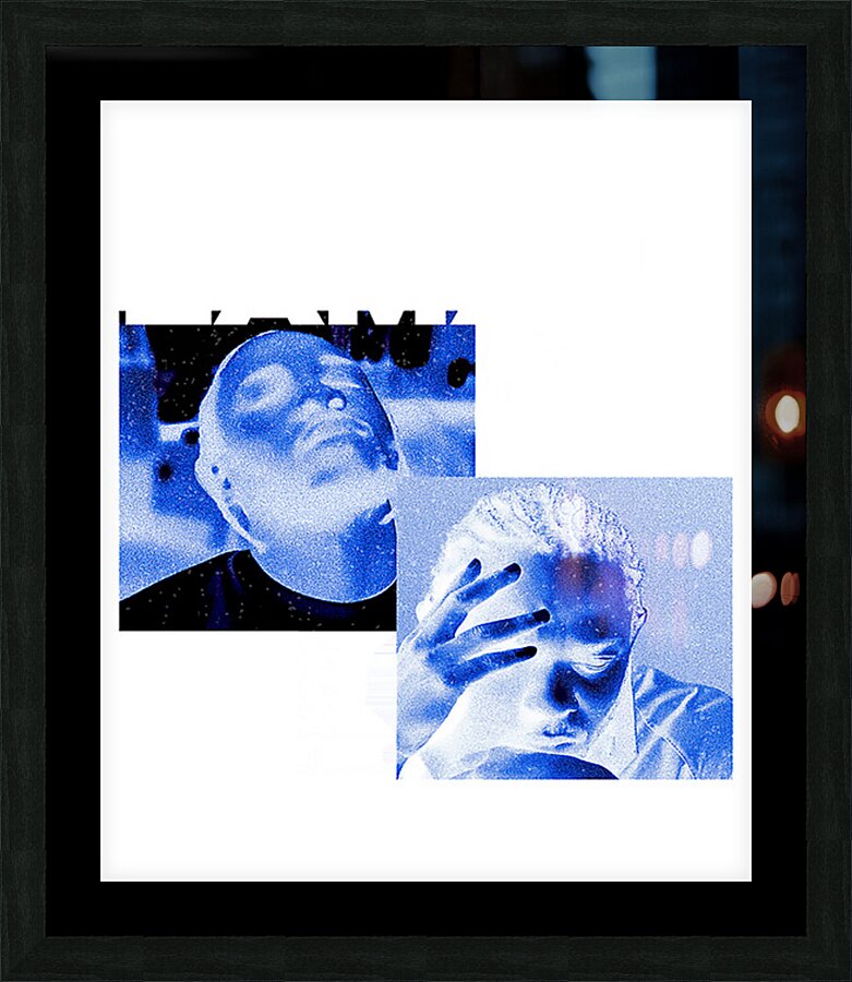 kendrick lamar 21 Picture Frame print