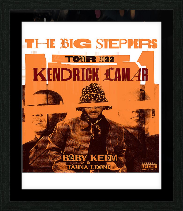 kendrick lamar 22 Picture Frame print