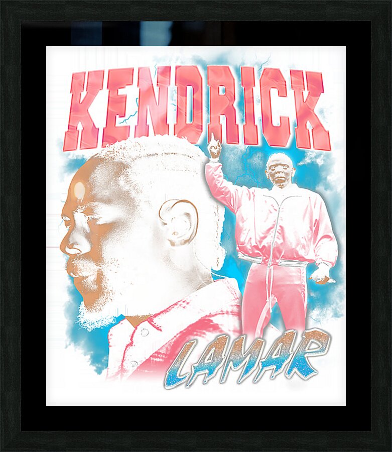 kendrick lamar 25 Picture Frame print