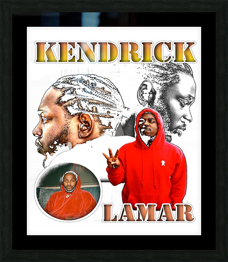 kendrick lamar 27 Picture Frame print