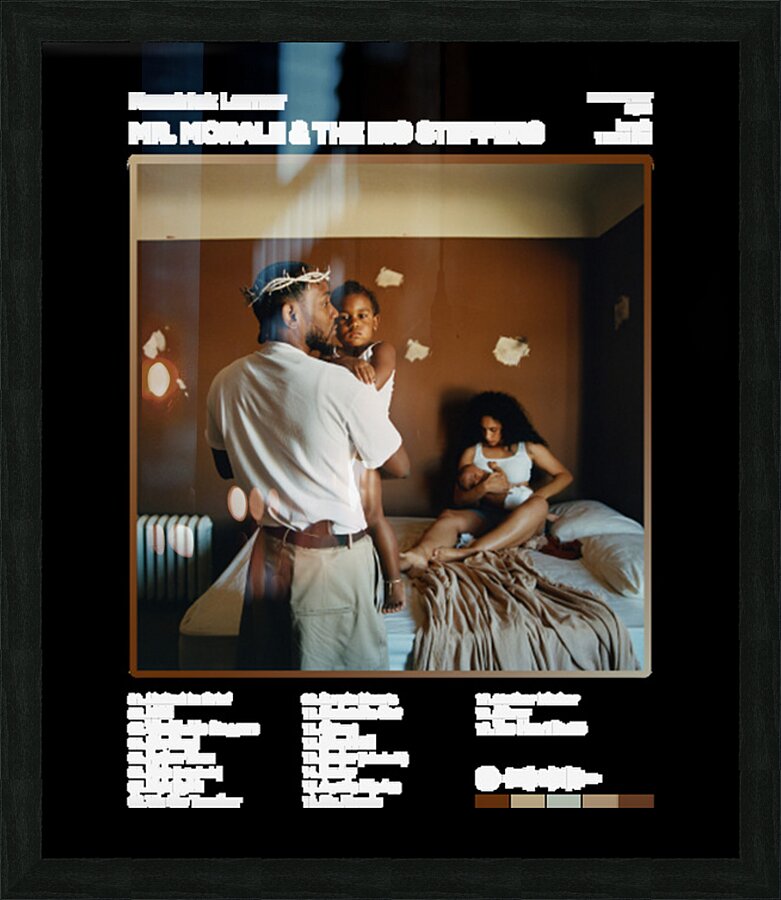 kendrick lamar 28 Picture Frame print