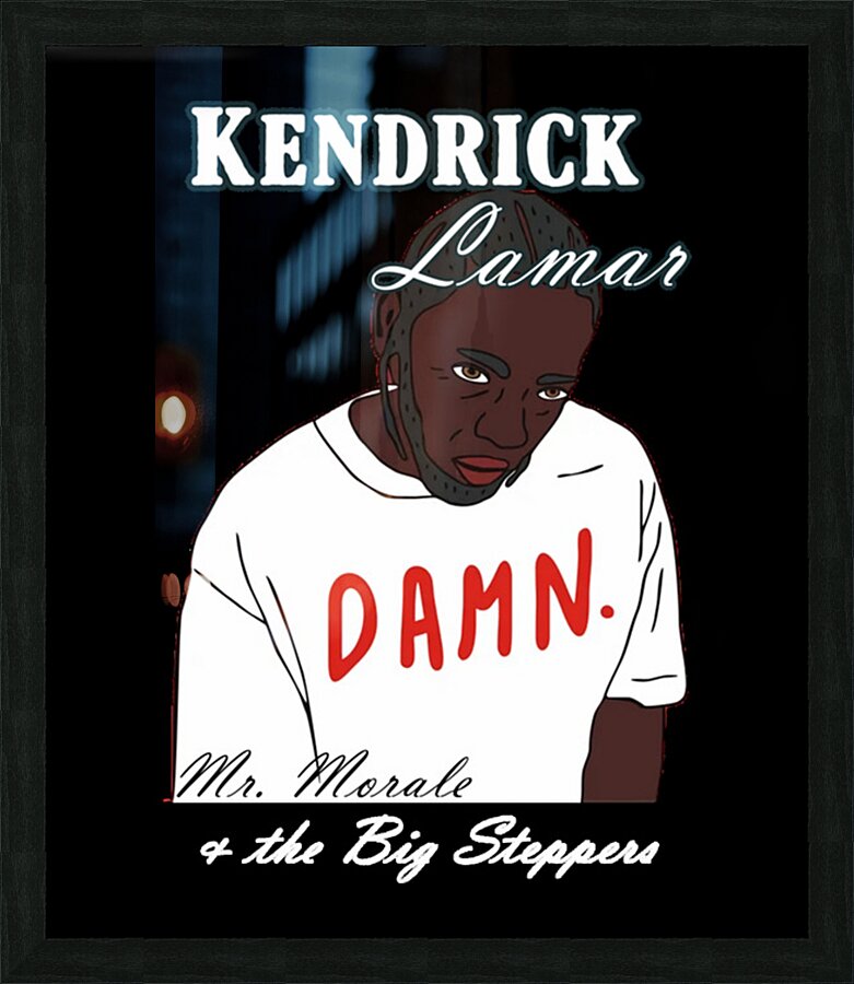 kendrick lamar 29 Picture Frame print