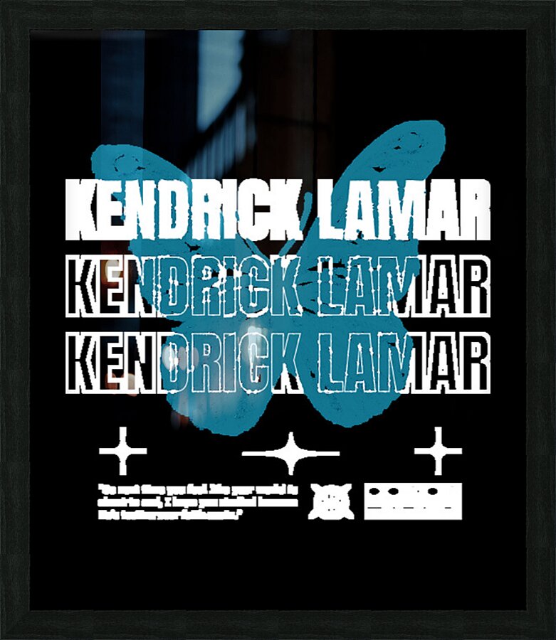 kendrick lamar 30 Picture Frame print
