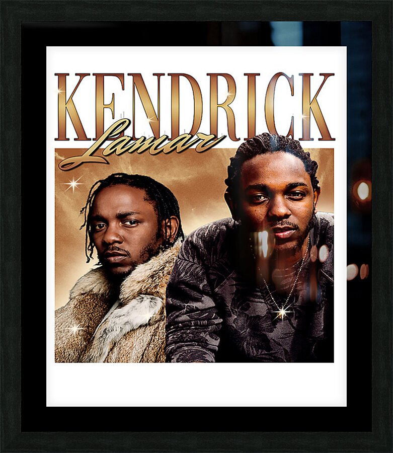 kendrick lamar 35 Picture Frame print
