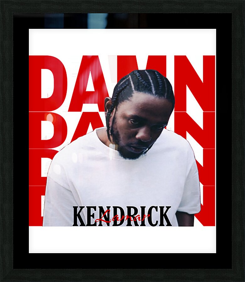 kendrick lamar 37 Picture Frame print