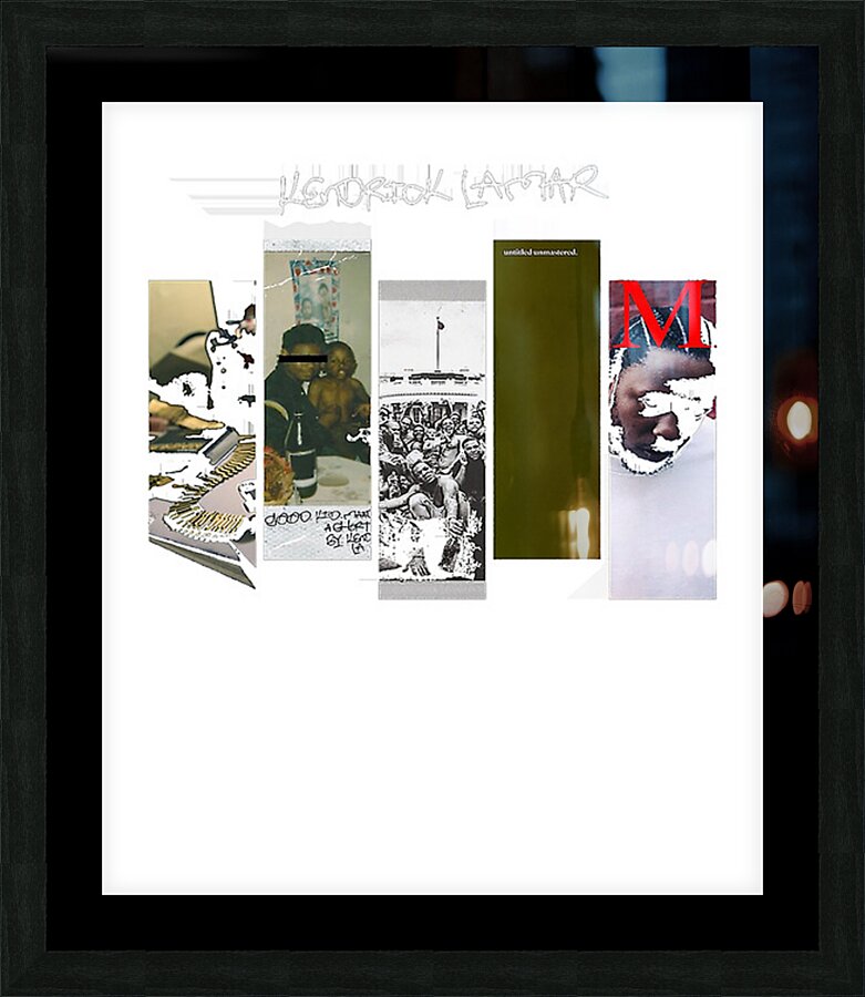 kendrick lamar 38 Picture Frame print
