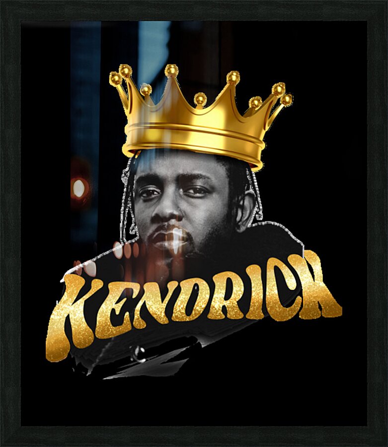 kendrick lamar 40 Picture Frame print