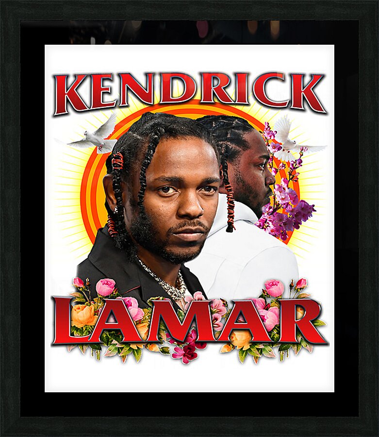 kendrick lamar 42 Picture Frame print