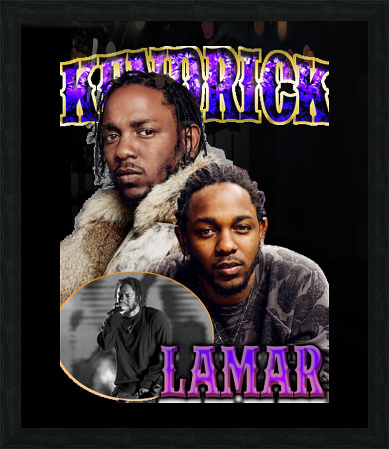 kendrick lamar 43 Picture Frame print