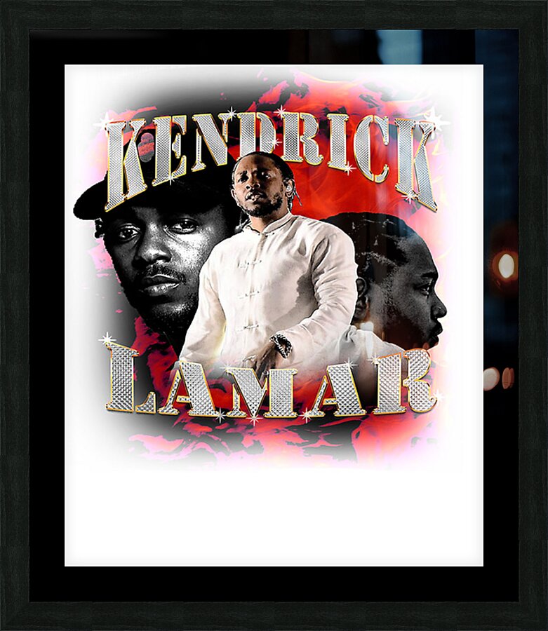 kendrick lamar 46 Picture Frame print
