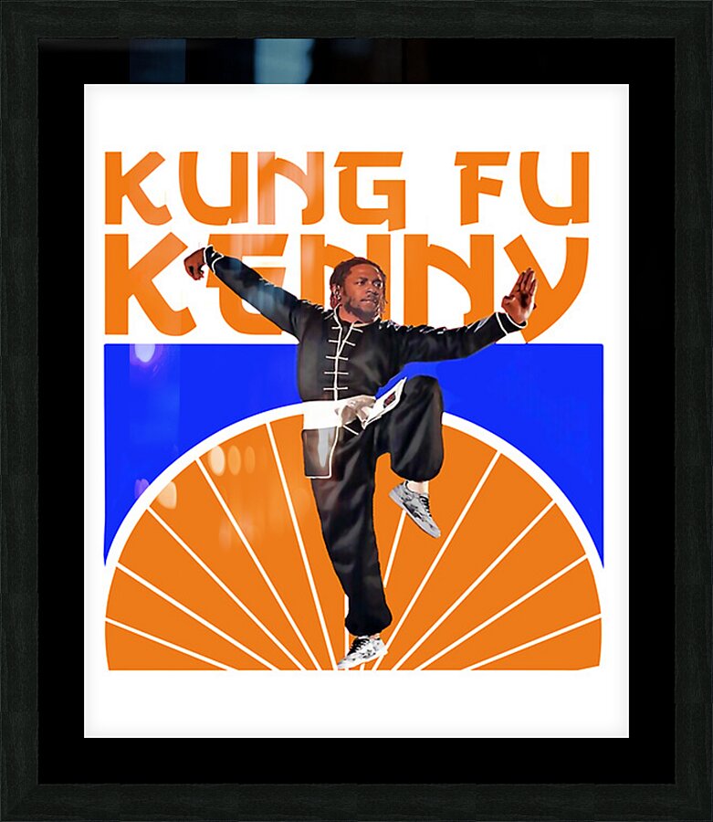 kendrick lamar 48 Picture Frame print