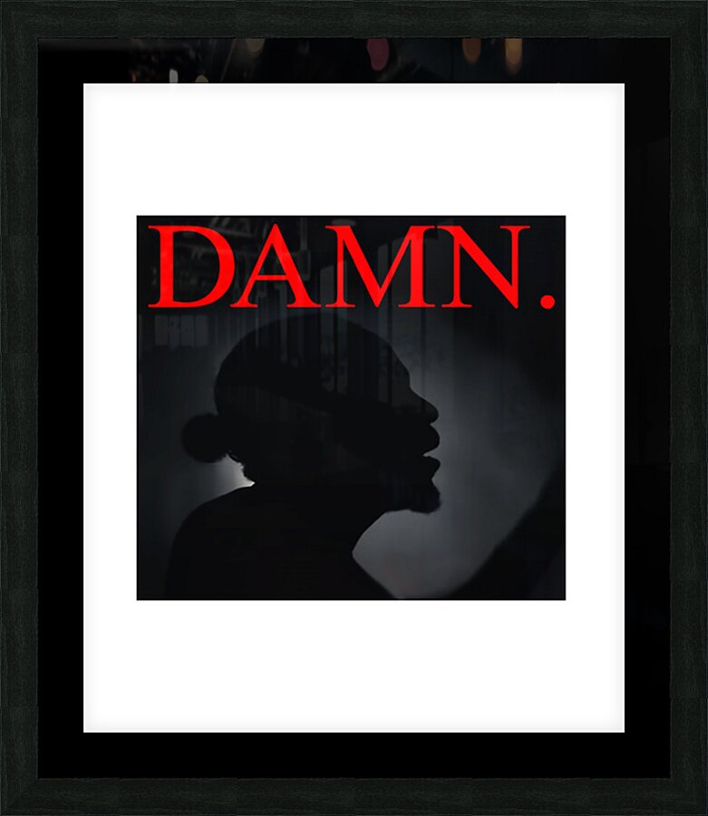 kendrick lamar 49 Picture Frame print