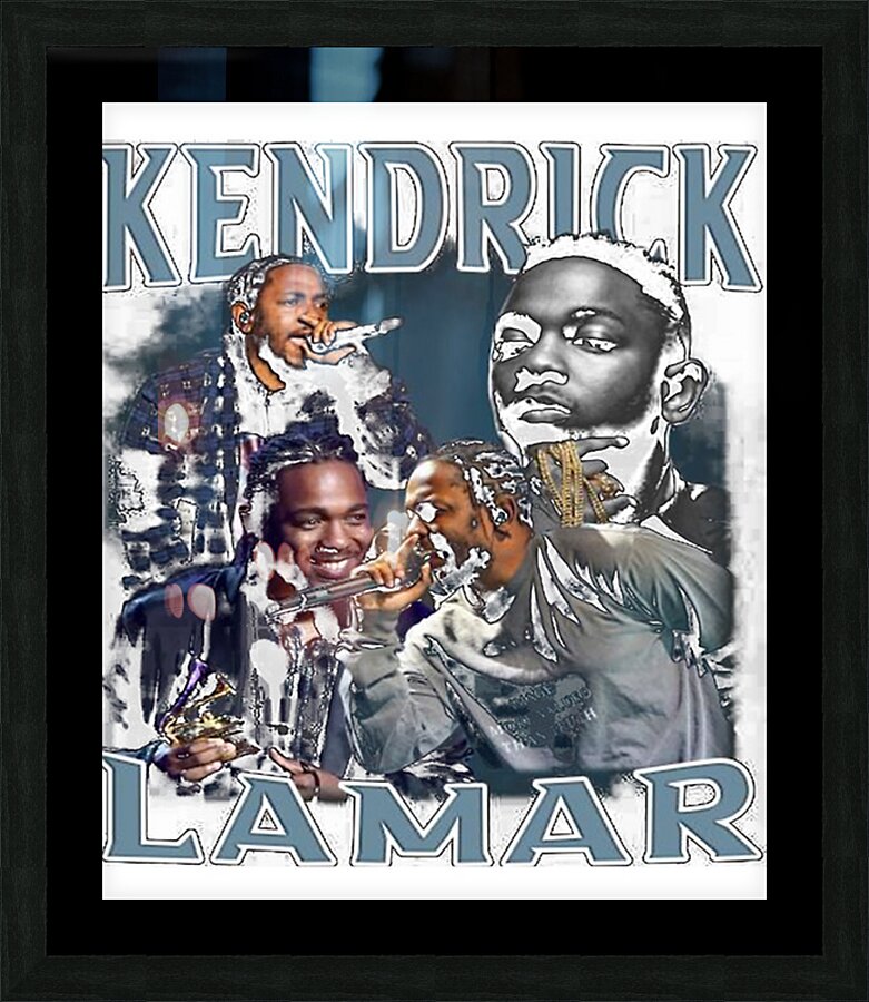 kendrick lamar 52 Picture Frame print