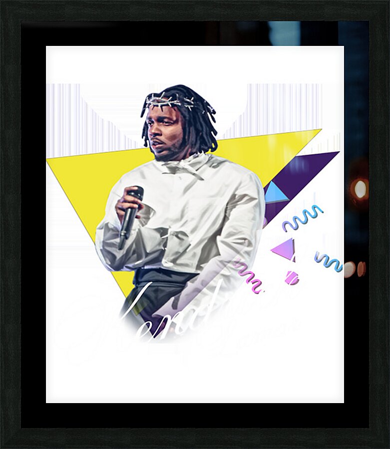 kendrick lamar 53 Picture Frame print