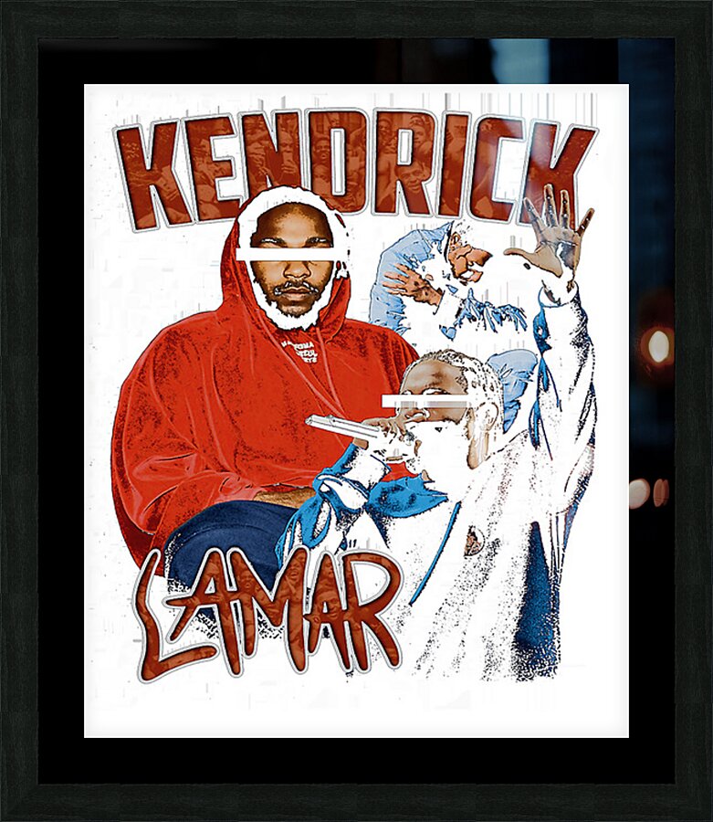 kendrick lamar 60 Picture Frame print