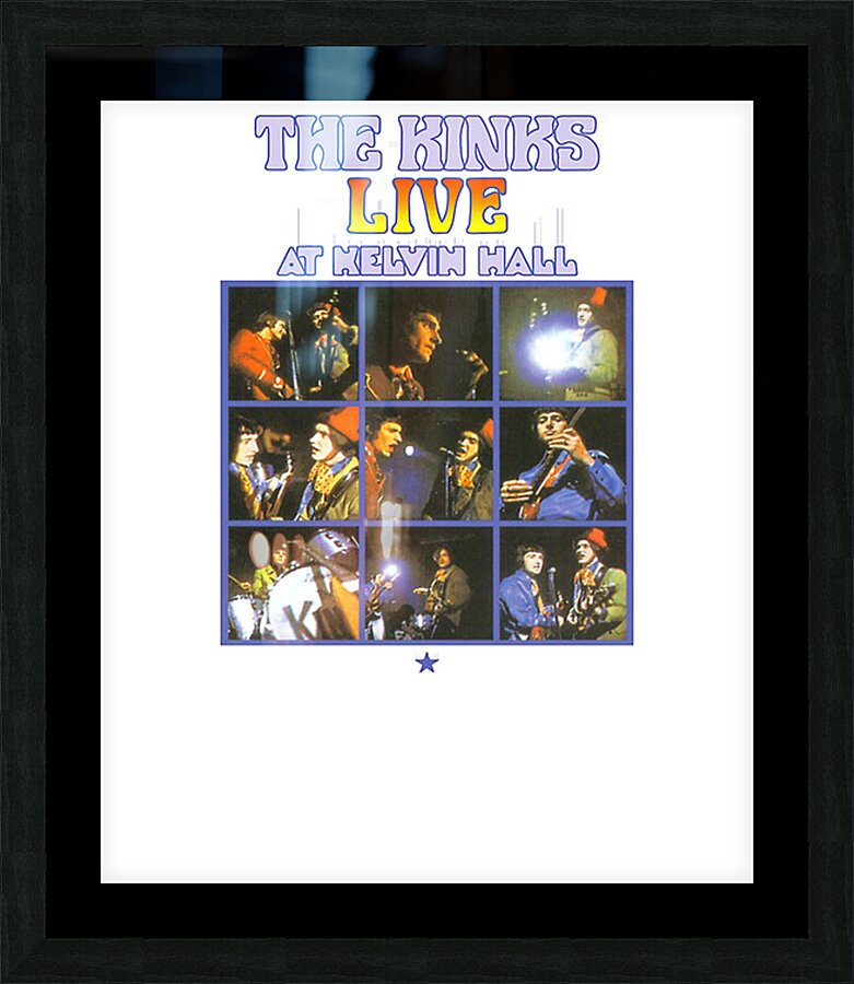 Kinks 6 Picture Frame print