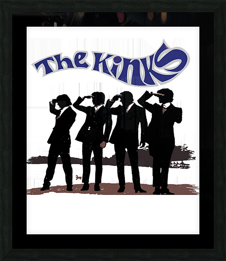 Kinks 12 Picture Frame print