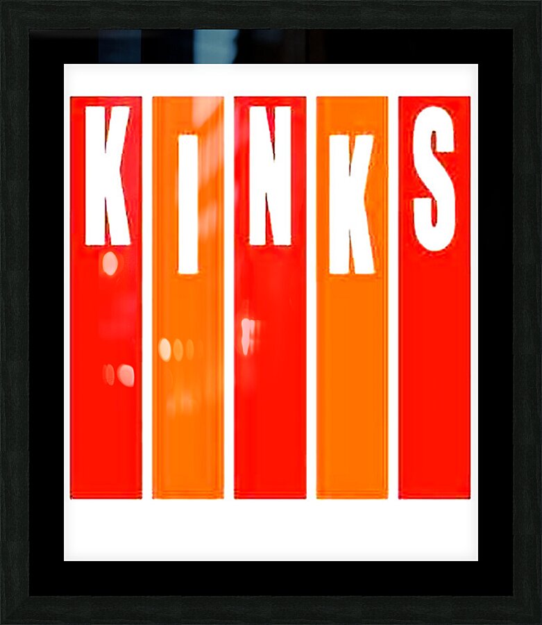 Kinks 13 Picture Frame print