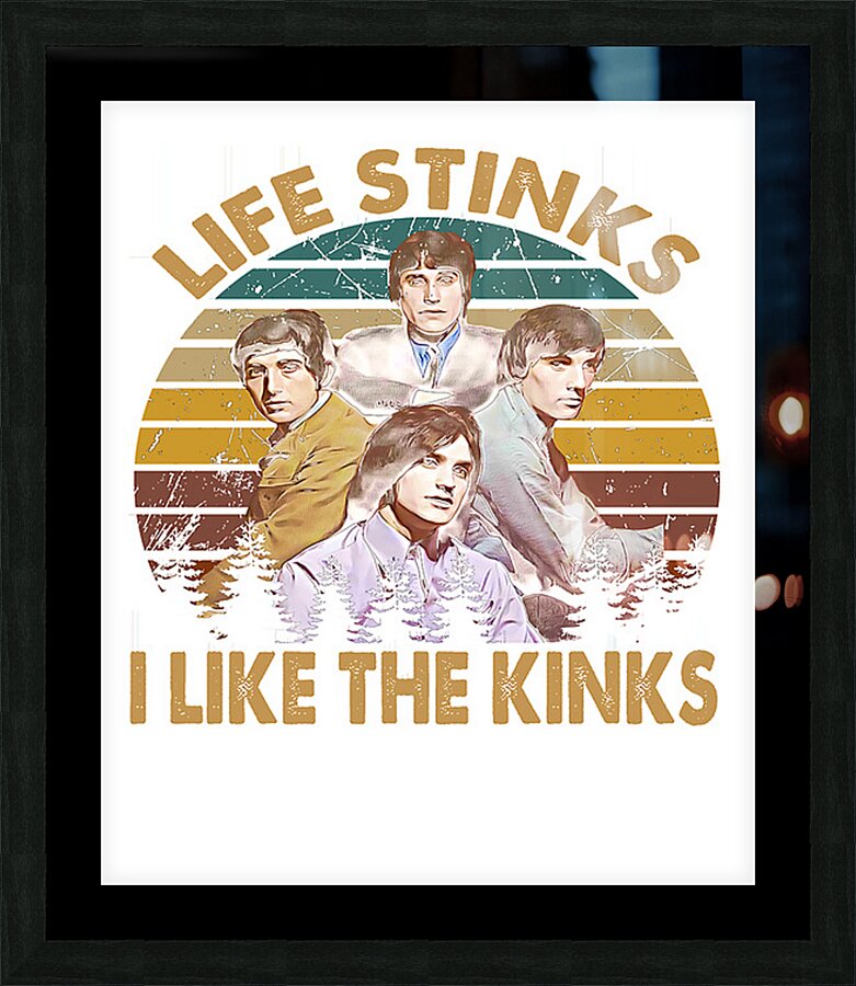 Kinks 15 Picture Frame print
