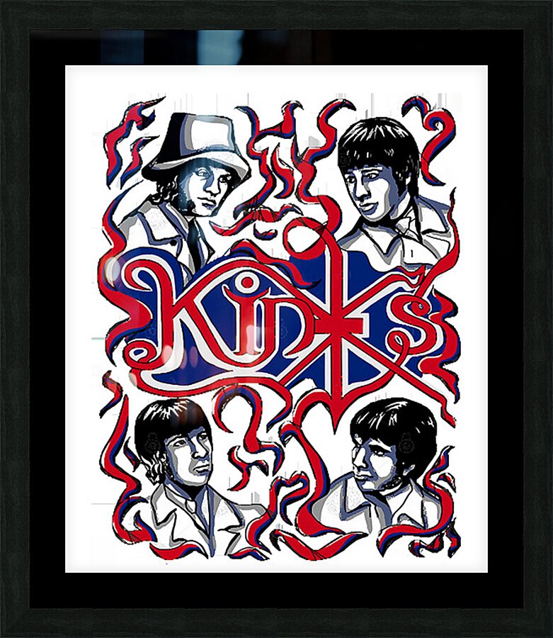 Kinks 16 Picture Frame print