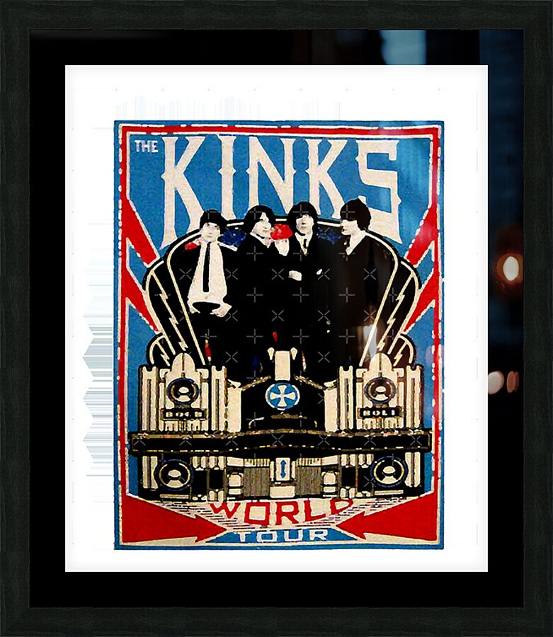 Kinks 22 Picture Frame print