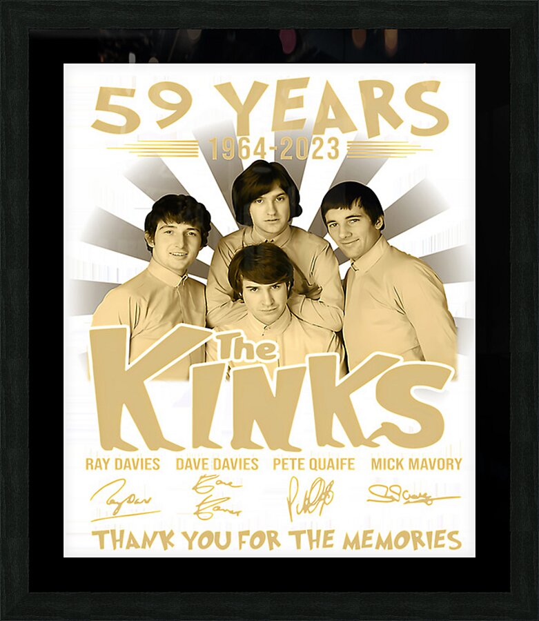 Kinks 24 Picture Frame print