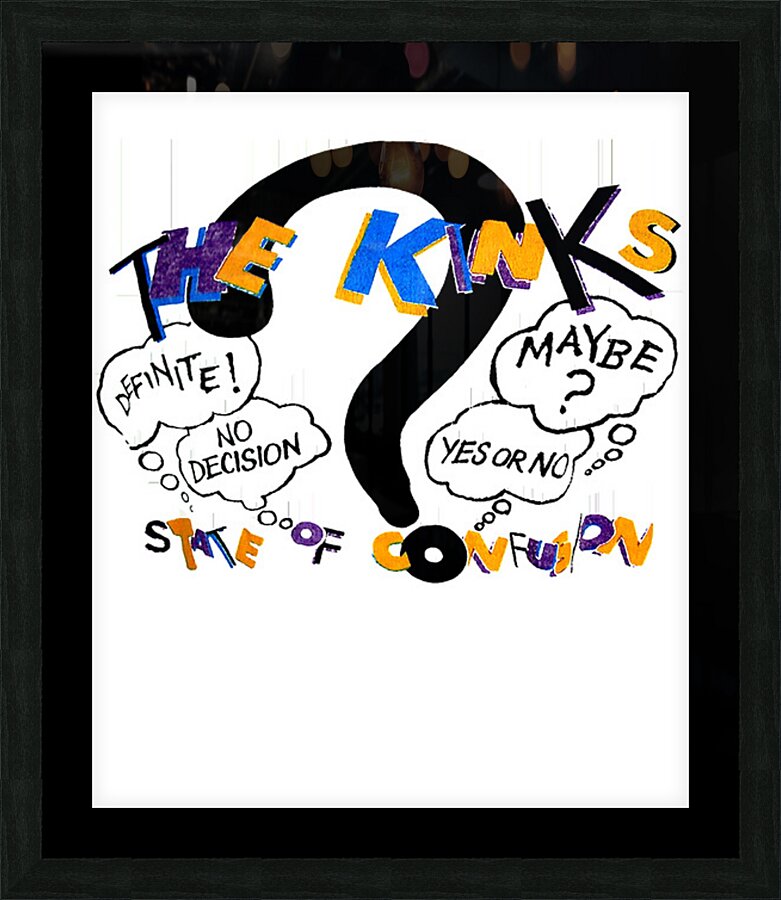 Kinks 29 Picture Frame print