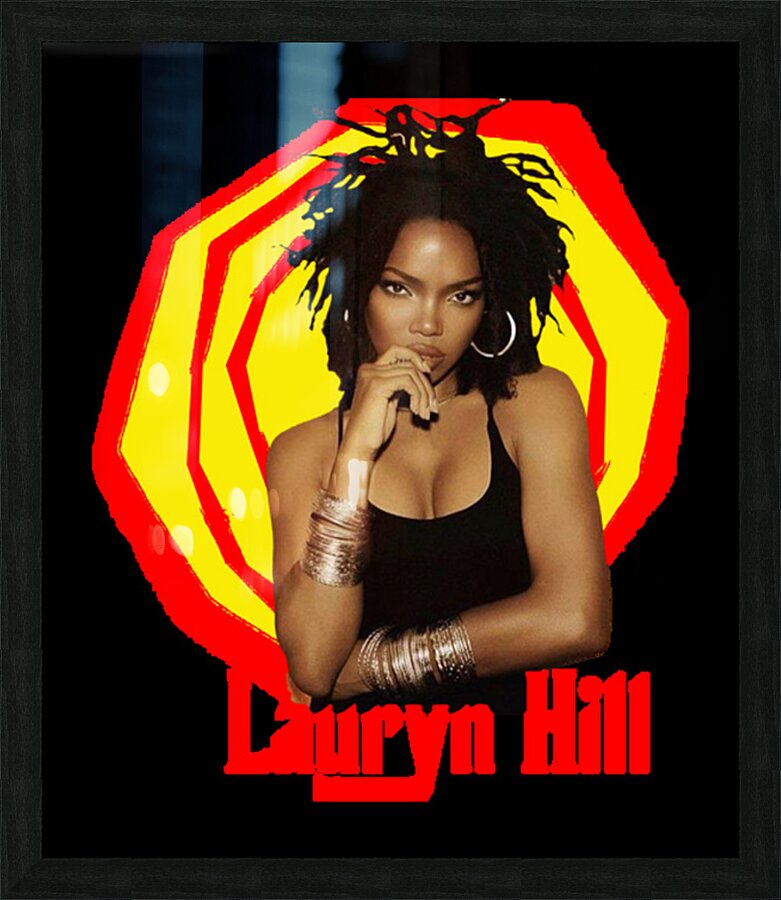 Lauryn Hill 52 Picture Frame print