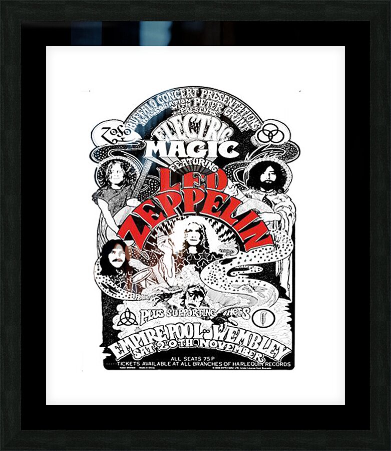 Led Zeppelin 3 Picture Frame print