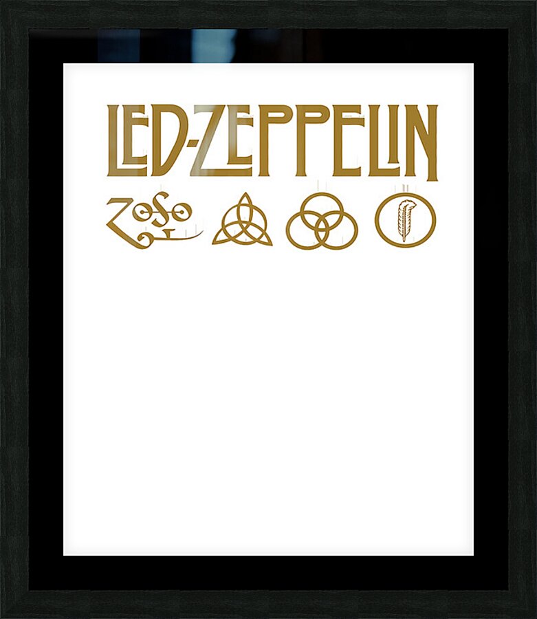 Led Zeppelin 4 Picture Frame print