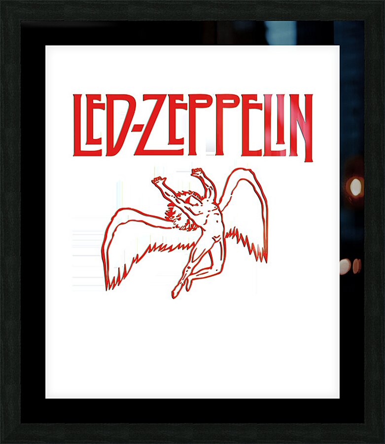 Led Zeppelin 5 Picture Frame print