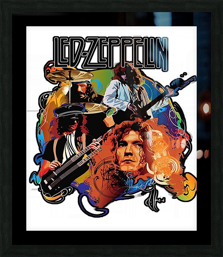Led Zeppelin 8 Picture Frame print