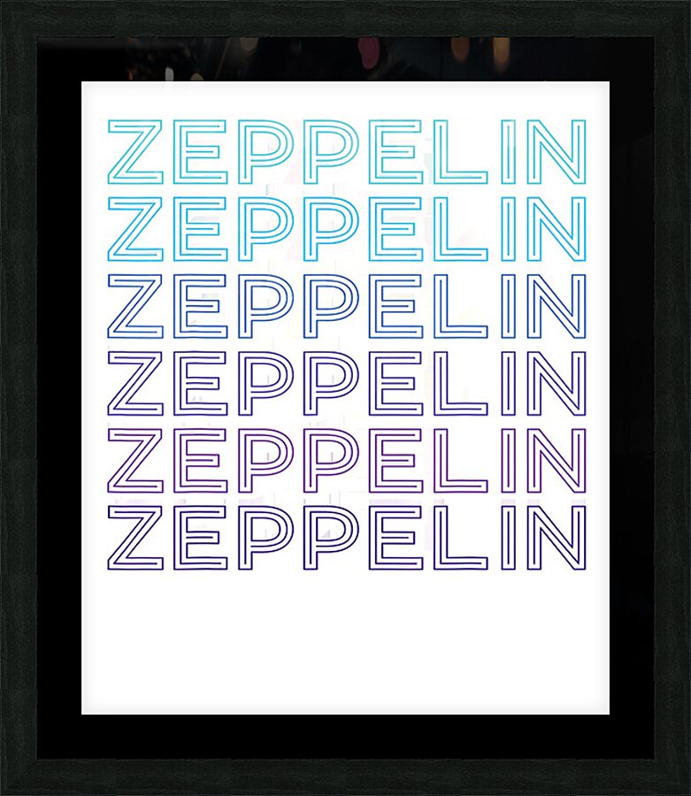 Led Zeppelin 17 Picture Frame print