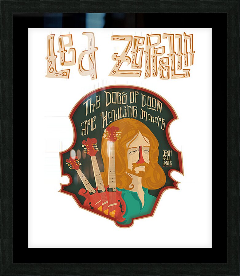 Led Zeppelin 29 Picture Frame print