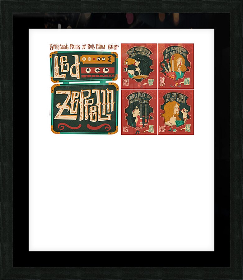 Led Zeppelin 32 Picture Frame print