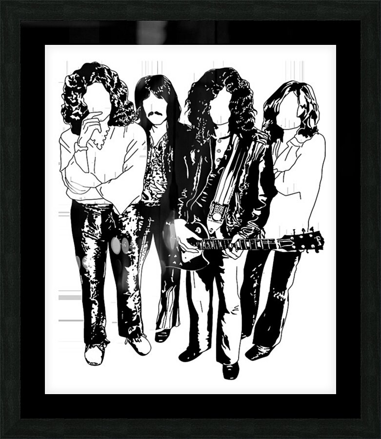 Led Zeppelin 42 Picture Frame print
