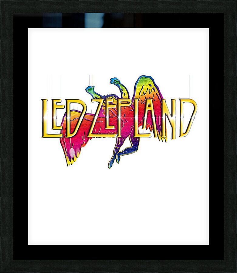 Led Zeppelin 45 Picture Frame print