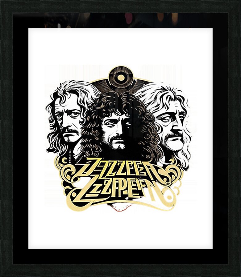 Led Zeppelin 48 Picture Frame print
