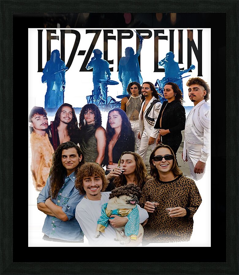 Led Zeppelin 52 Picture Frame print